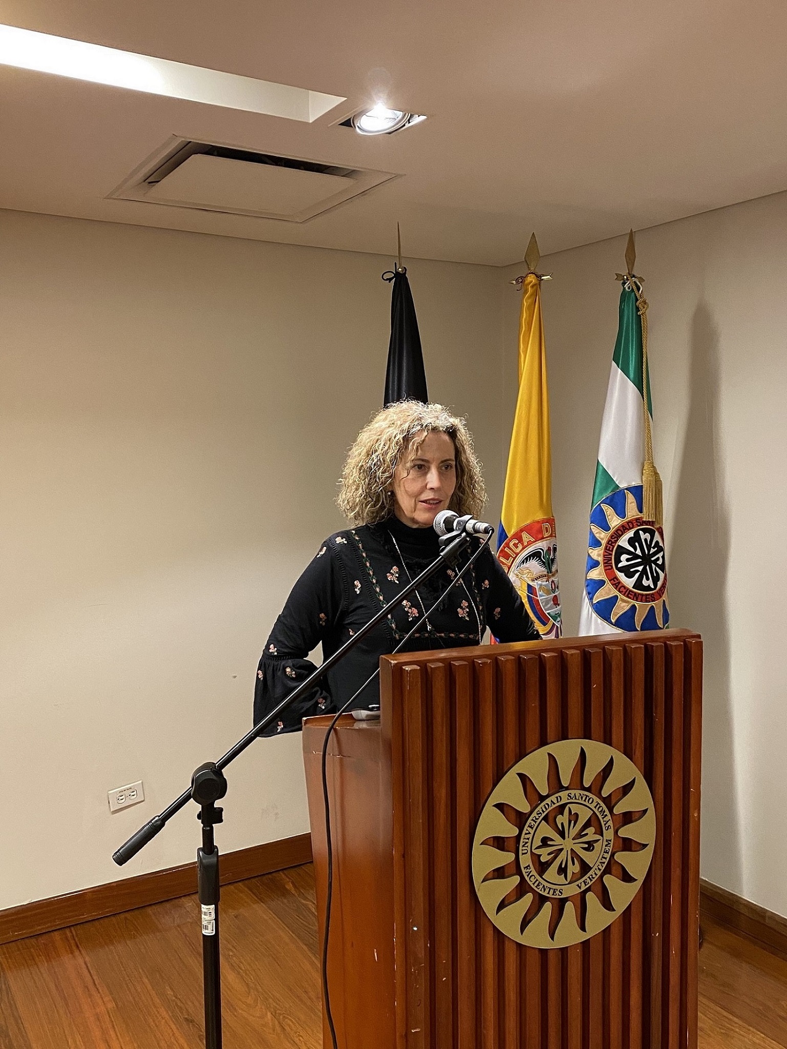 Directora del IAIC durante su intervención