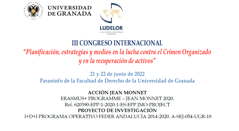 III CONGRESO INTERNACIONAL  “Planificación, estrategias y medios en la lucha contra el Crimen Organizado y en la recuperación de activos”