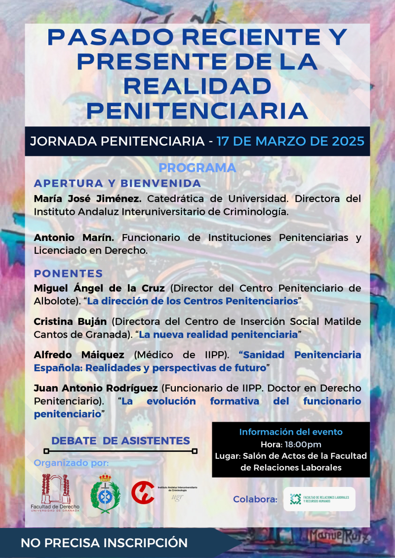 Poster Jornada penitenciaria Poster Jornada penitenciaria