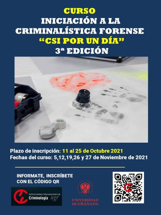 Curso Iniciación a la Criminalística Forense "CSI por un día" 3ª Edición